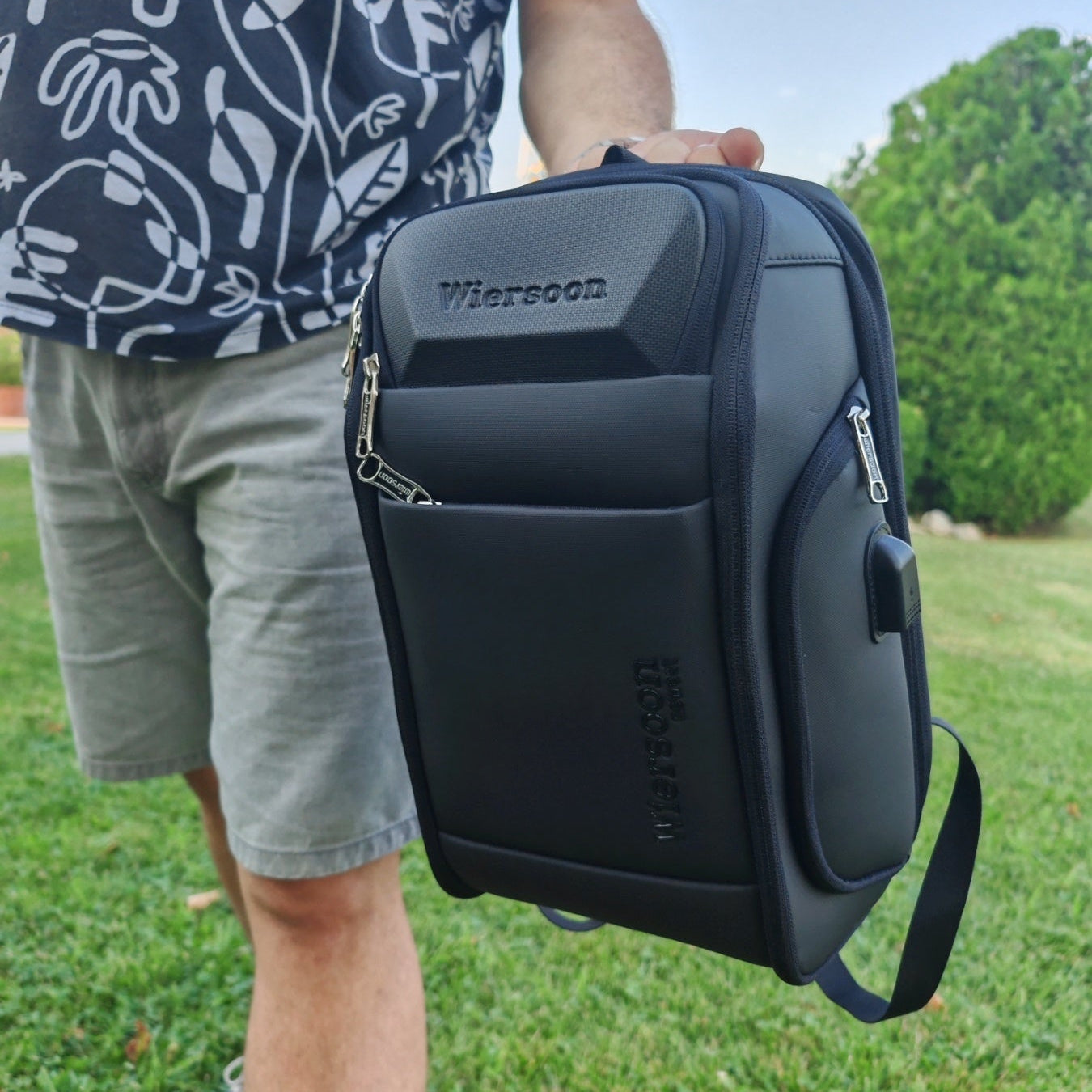Смарт Раница Compact Anti-Theft USB 14'' Laptop Waterproof